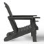 Chaise Adirondack d'extérieur avec porte-gobelet (ensemble de 4)-1620092329