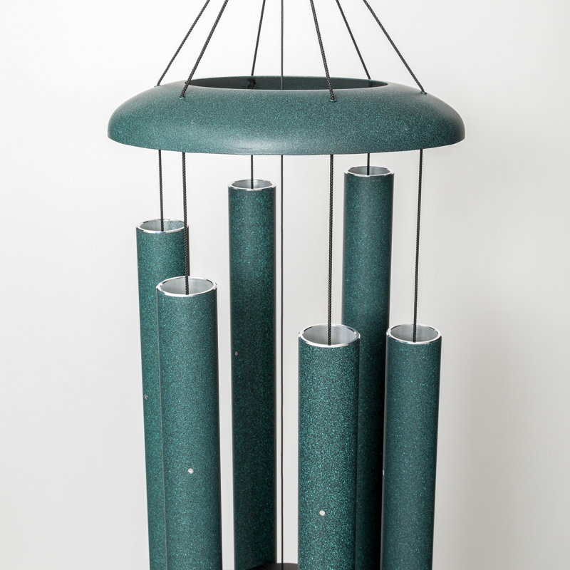 78-Inch Green Aluminum Outdoor Wind Chime