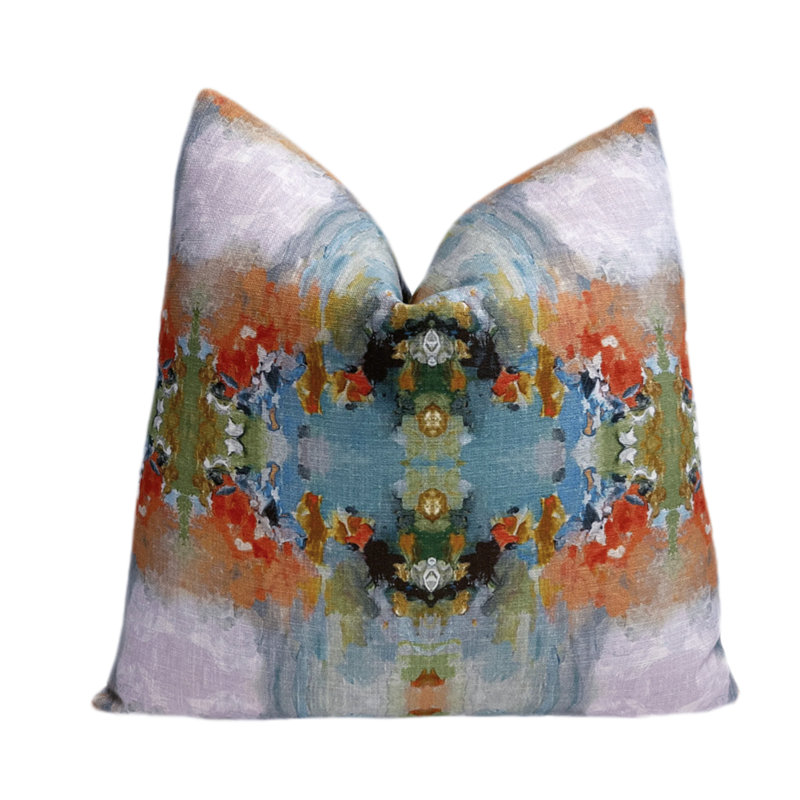 Housse de coussin Kaleidoscope, H 20 po x l 20 po, Melon dégradé