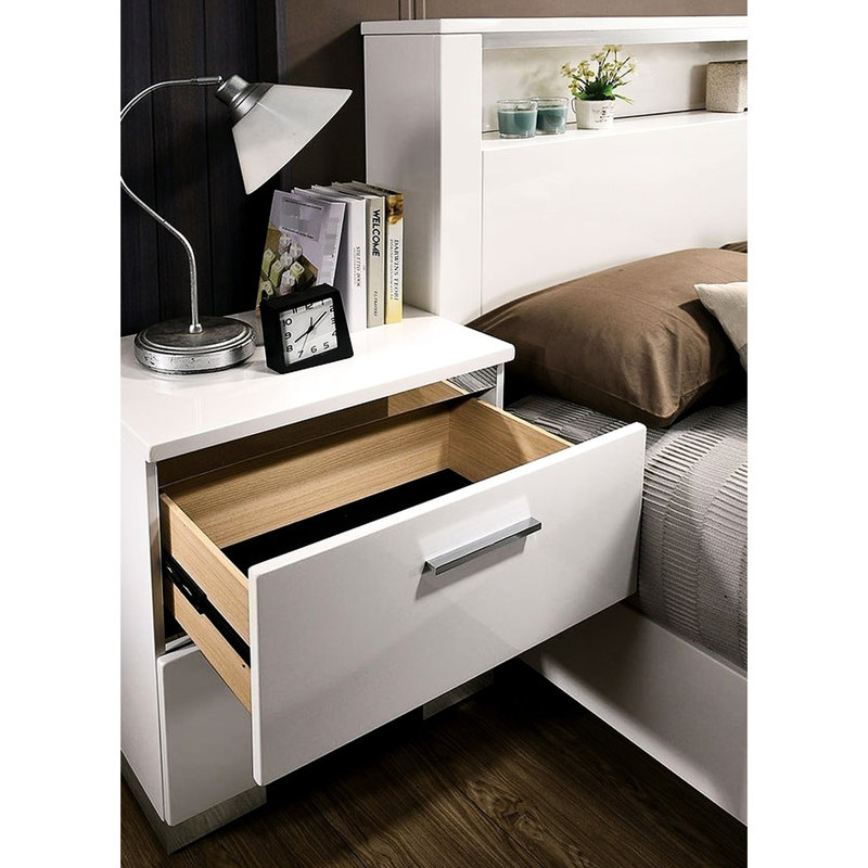 Table de chevet Contemporary, Blanc