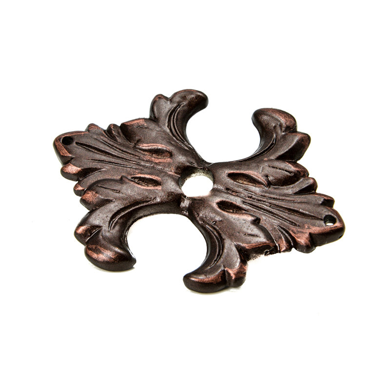 Acanthus medium escutcheon Renaissance style, Oil Rubbed Bronze