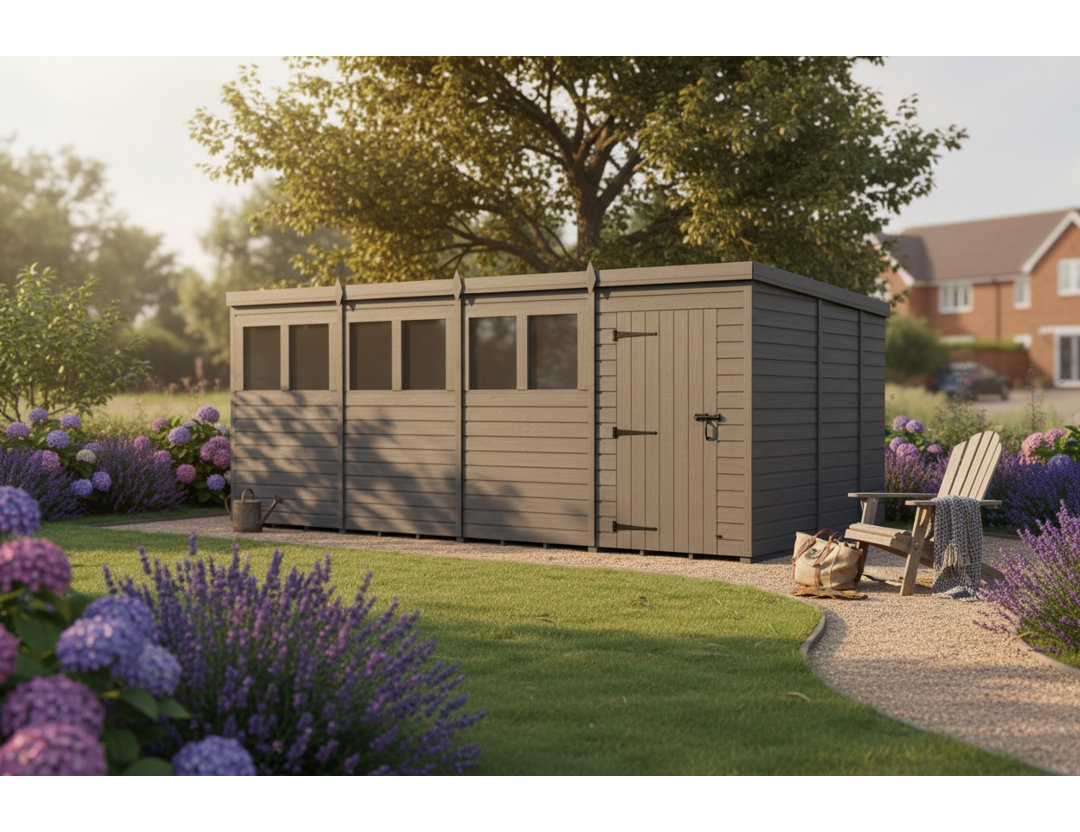 18x8 Pent Composite Shed