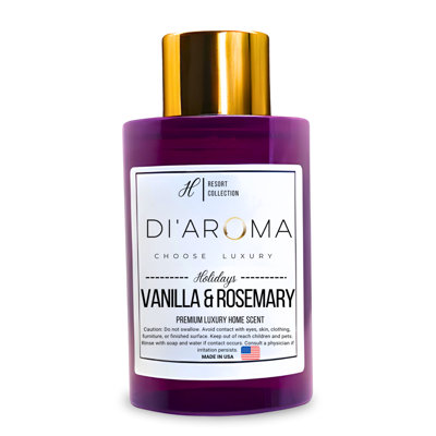 DI'AROMA Fresh Pine Aroma Mélange d'huiles en plastique, bouteille mauve 120 ml, collection Holiday, diffuseur d'arôme, mélange d'huile sans eau,
