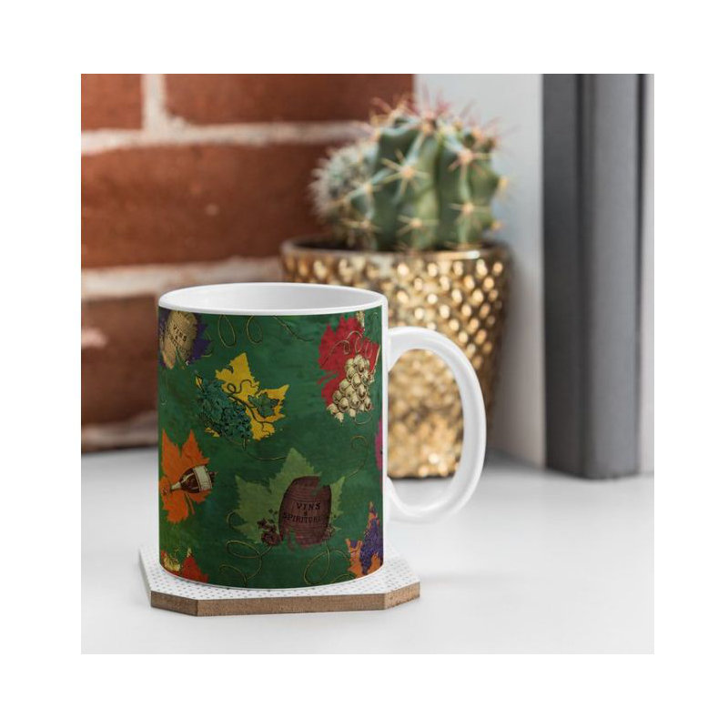 Grande tasse à café à motif de fête d’automne