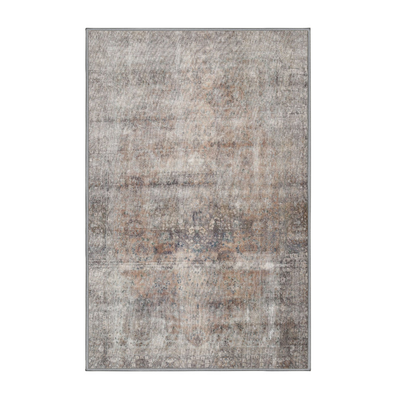 Tapis 100% traditionnel lavable à la machine 3147, Rectangle 2 pi x 5 pi