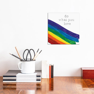 What You Love by Daniela Santiago - Wrapped Canvas Print