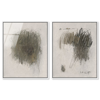 Modernist Sketch Set Acrylic Painting Print