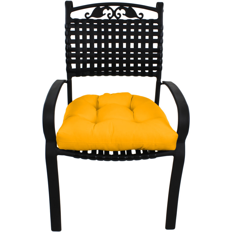 Outdoor 3'' Seat Cushion, Mustard
