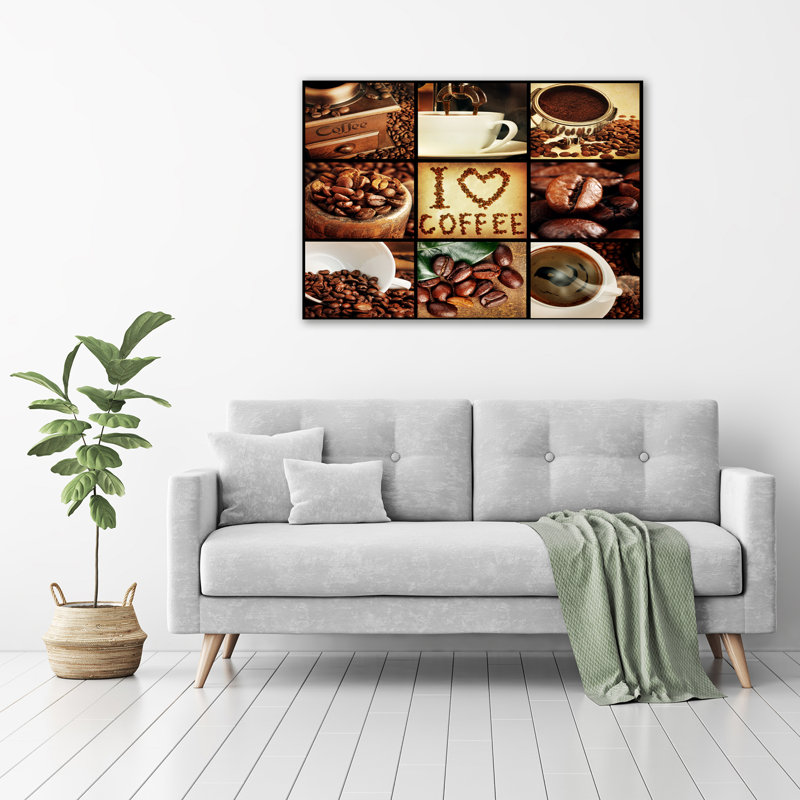 Coffee Collage - Wrapped Canvas Print
