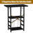 Modern Record Player Stand With Extended Desktop, Vinyl Storage, And Display Shelf For Music Room Or Studio