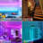 49.2FT Smart Wi-Fi Strip Light with APP Remote Control Cuttable