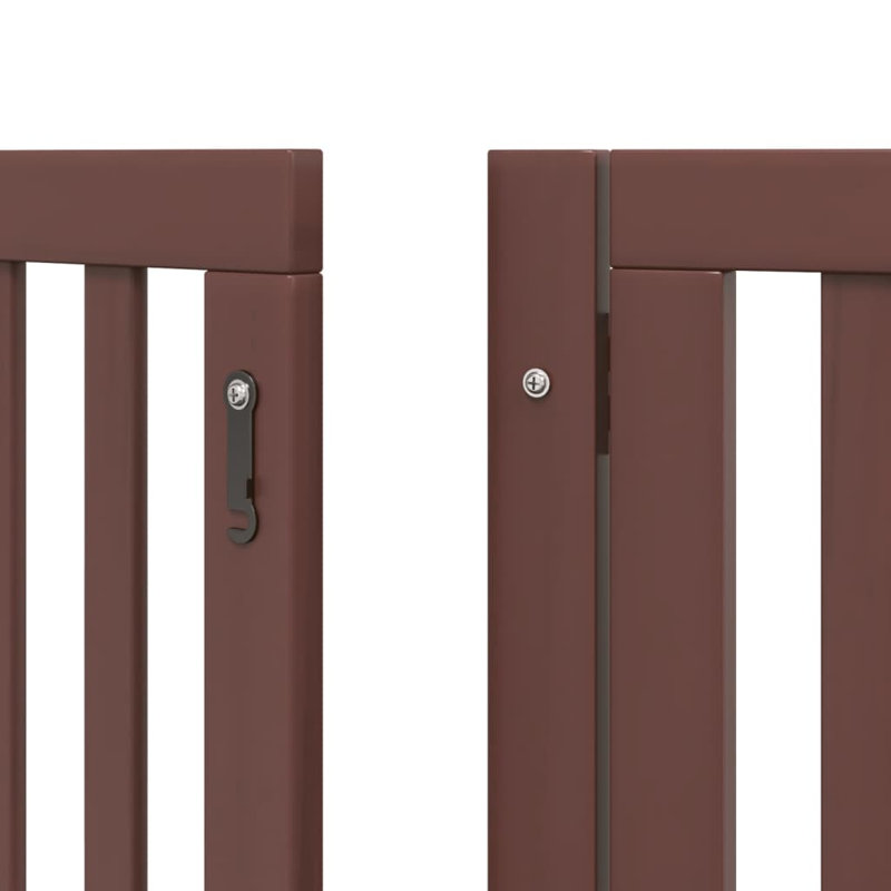 Quantico Solid Wood Dog House Door, Brown, 60cm H x 750cm W x 2cm D