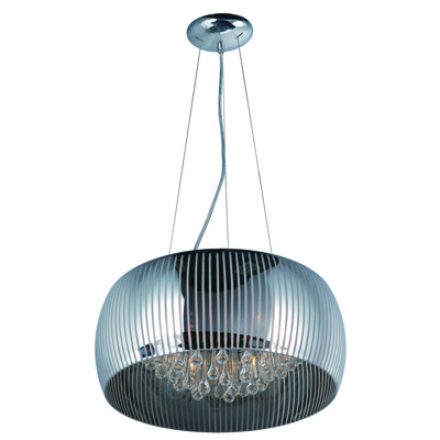 Luminaire suspendu tambour 6 lumières unique Bruck