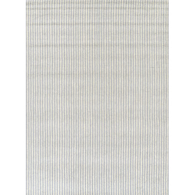 Lola Blue Hand-Tufted Striped Wool Rug