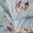 100% Egyptian Cotton Fitted Sheet Set,4pcs Luxury Vintage Classic Colorful Floral In Light Blue Bedding Set, Soft Breathable Bed Sheets, for Christmas Gift-129787704