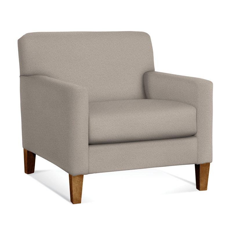 Tampa Upholstered Armchair, Honey, Beige Performance Fabric; 0851-73