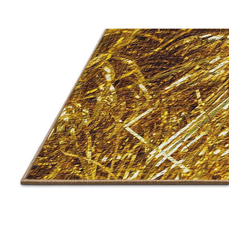 Abstract Indoor Rug, Rectangle 3' x 5'