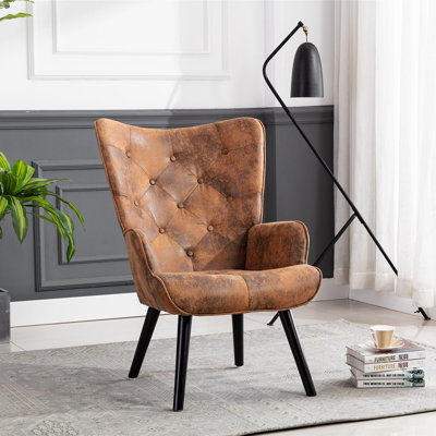 Fauteuil à oreilles capitonné de 27,5 po de large Marauder