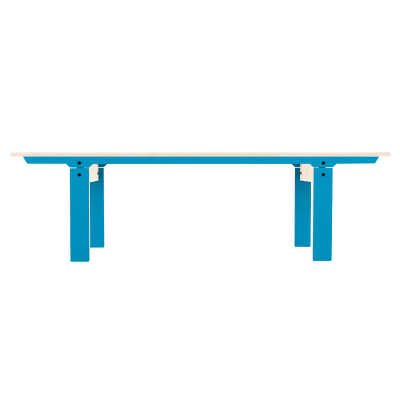 Giedi Upholstered Bench, Medium, Iris Blue