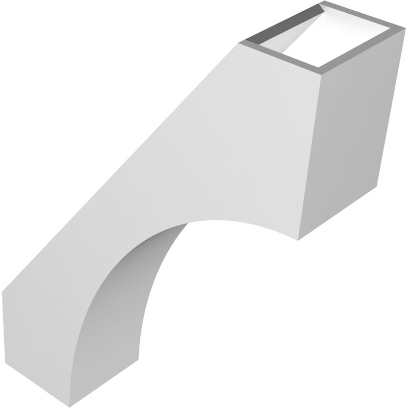 Attelle de genou en PVC de qualité architecturale Westlake, H 22 po x l 5 po x P 16 po