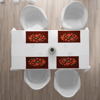 Polyester Patterned Rectangle Placemat