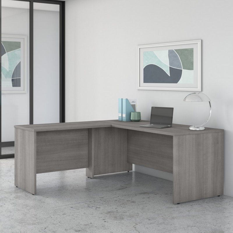 Office 500 Collection L-Shaped, 29.84" H x 71.70" W x 71.02" D, Platinum Grey
