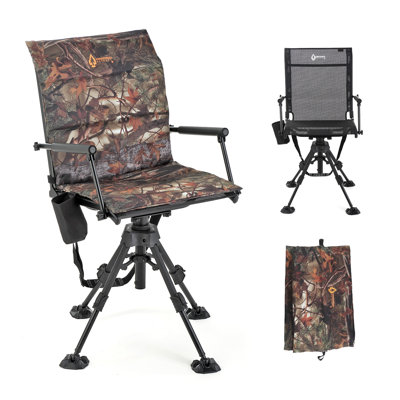 Folding Camping Chair with Cushions