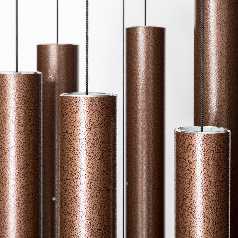 65" Copper Vein Aluminum Wind Chime for Outdoor Decor