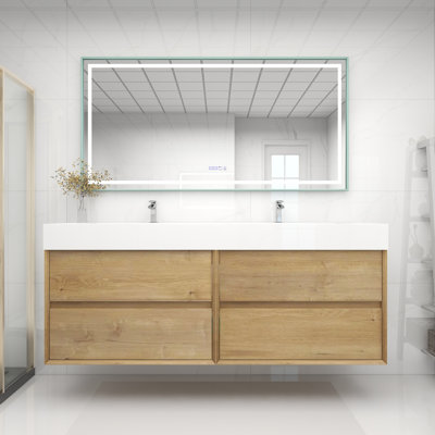 Meuble-lavabo double 72 po