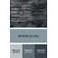 Abstrait aquarelle 87, art mural gris en métal-852920605