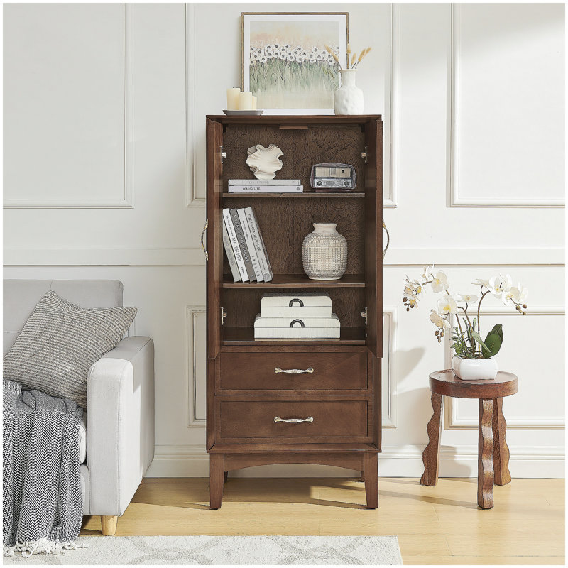 Armoire de rangement Mid Mid Modern, Noyer