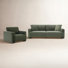 Ives 2 Piece Deep-Seat Upholstered Living Room Set