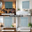 Modern PVC Faux Wood Venetian Window Blinds, Moisture-Resistant Corded Shades-1294846727-1294846751