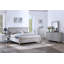Geneva - Lit avec rangement - Grand lit - Finition blanc vieilli