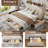 Jahlia Upholstered Storage Bed with 3 Drawers and 2-Tier Storage Headboard-986040804-959425536
