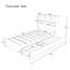 Lit plateforme polyvalent en bois avec plusieurs caractéristiques fonctionnelles pour les chambres d'adolescent