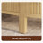 47.2'' Oval Coffee Table With Storage, Fluted Accent Center Table With Draw And Sliding Tambour Doors-1925512535