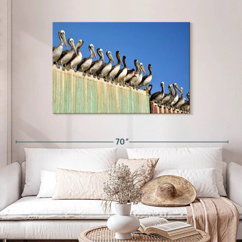 Brampt Pelican Party, 30" H x 45" W