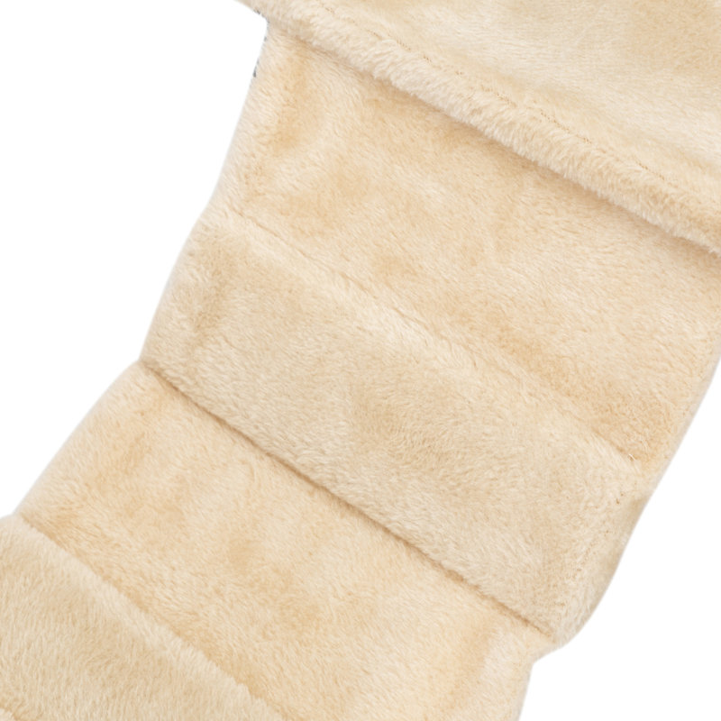 Ensemble de chat beige - 5 pièces, avec tablettes, perchoirs et poteaux à griffer, Beige