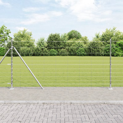 Vidaxl Field Fence Galvanised Steel