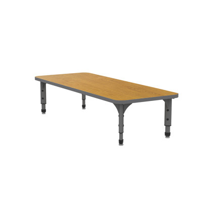 Apex Series Adjustable Height Rectangular Activity Floor Table