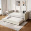 Lit de jour rembourré avec lit gigogne pour chambre d'amis-890962929