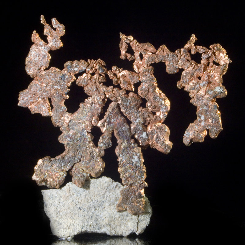 Native Crystalline Copper. Itauz Mine, Kazakhstan