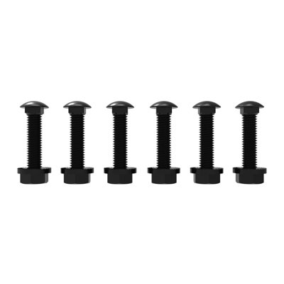 Estate Gloss Black Steel Fastener Kit