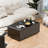 Modern Smart Coffee Table With Built-In Fridge And Freezer Drawers, Bluetooth Speaker, Wireless Charging, Touch Control Panel, USB Interface, Outlet Protection, Atmosphere Light-1742493225
