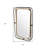 Bryanna Metal Rectangle Mirror
