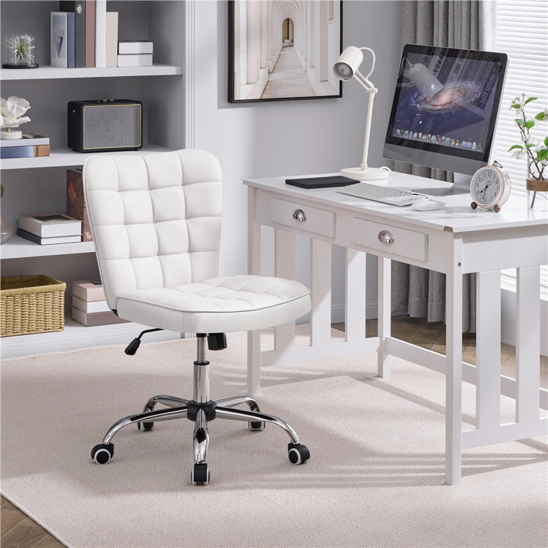Yaheetech Office Chair, White
