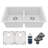 Karran Quartz 32'' X 19-1/2'' Double Bowl 50/50 Undermount Kitchen Sink Kit-54821672