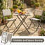 2 - Person Patio Dining Set with Rectangular Table