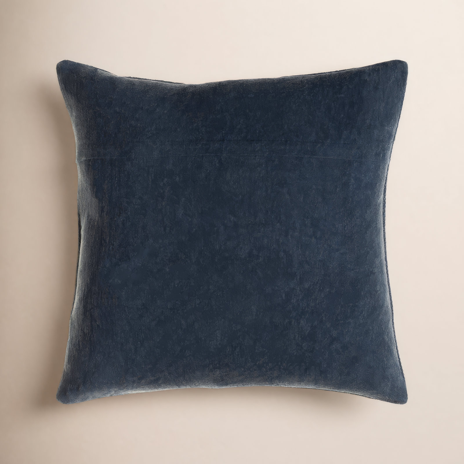 Dunbar Striped Cotton Pillow Cover, 20" x 20", Navy